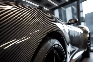 Carbon fiber used in cars